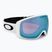 Occhiali da sci Oakley Flight Tracker M bianco opaco/prizm neve zaffiro iride