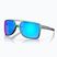 Occhiali da sole Oakley Castel argento opaco/blu colorshift/prizm sapphire