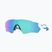 Occhiali da sole Oakley Radar EV S Path bianco lucido/prisma zaffiro