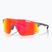Occhiali da sole Oakley Cybr Dyno matte crystal black/prizm ruby with pink ink