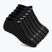 Calzini da uomo Nike Everyday Plus Cushioned No Show 6 paia black/white