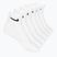 Calzini Nike Everyday Cushioned 6 paia white/black