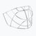 Griglia per maschera da portiere CCM Pro Cat-Eye NC bianca