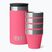 Bicchieri da campo YETI Shot 48 ml 4 pcs. tropical pink