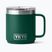 Borraccia termica YETI Rambler CL 295 ml black forest green