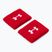 Polsini Under Armour Performance da uomo 2 pezzi rosso/bianco