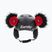 Orecchie per casco Eisbar Teddy Ears black/red