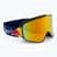 Occhiali da sci Red Bull SPECT Rush blu/rosso - arancione con specchio rosso