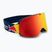 Maschera da sci Red Bull SPECT Rush matte blue/orange with red mirror