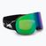 Maschera da sci Red Bull SPECT Rush matt black/brown with green mirror