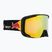 Maschera da sci Red Bull SPECT Jibb matt black/smoke with yellow mirror