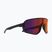 Occhiali da sole Red Bull SPECT Froth matt black/ smoke with burgundy mirror