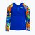 Maglietta da bagno Funky Trunks Zippy Rash Vest per bambini, con confusione mista