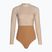 Costume intero donna Rip Curl Premium Surf LS Surf marrone chiaro