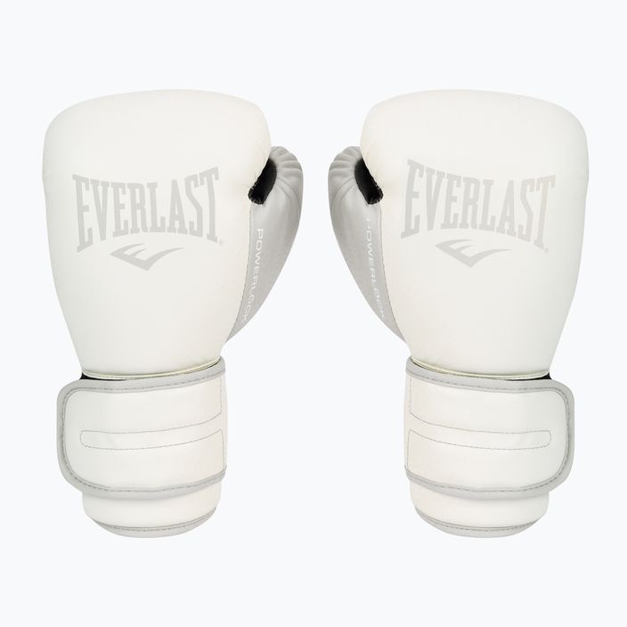 Everlast Powerlock Pu guantoni da boxe uomo bianco EV2200