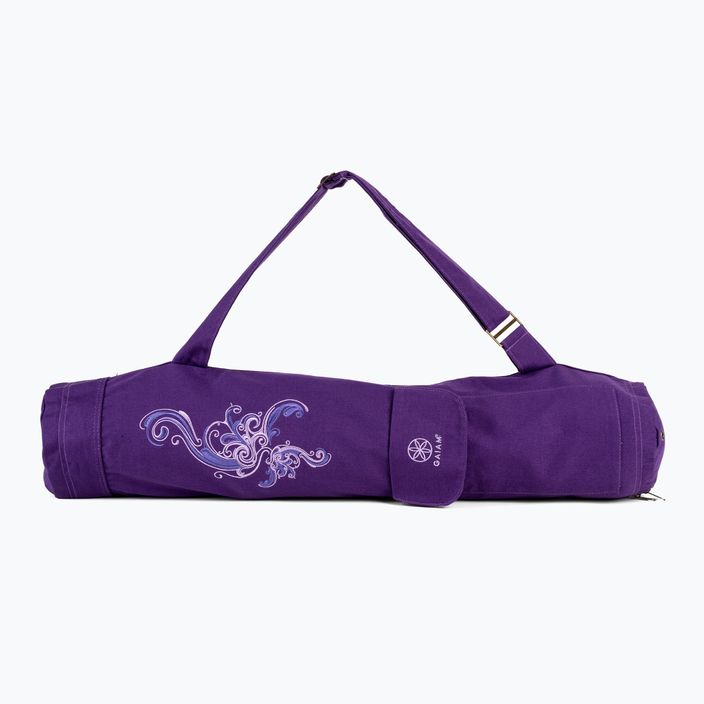Borsa per tappetino da yoga Gaiam Deep Plum purple 61338 2