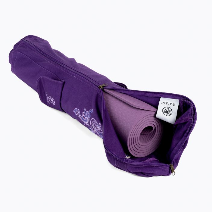 Borsa per tappetino da yoga Gaiam Deep Plum purple 61338 8