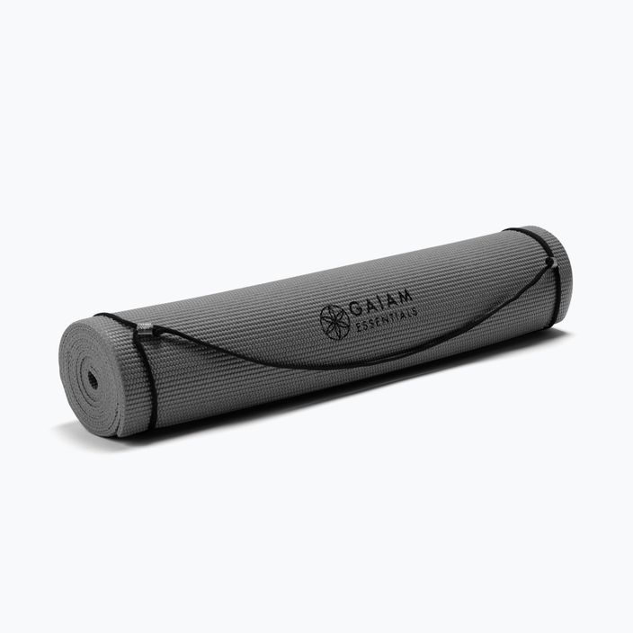 Tappetino yoga Gaiam Essentials 6 mm grigio 63317 3
