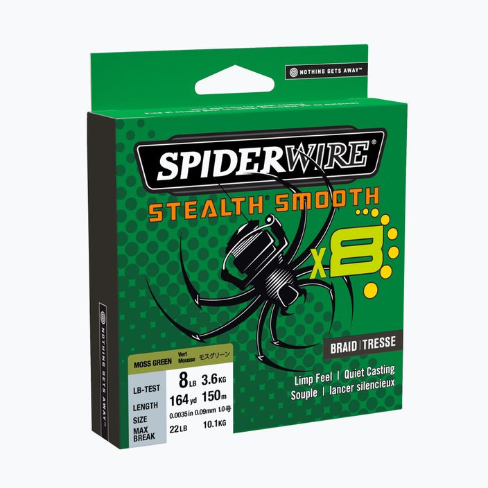 SpiderWire Stealth 8 treccia da spinning 150 m verde muschio