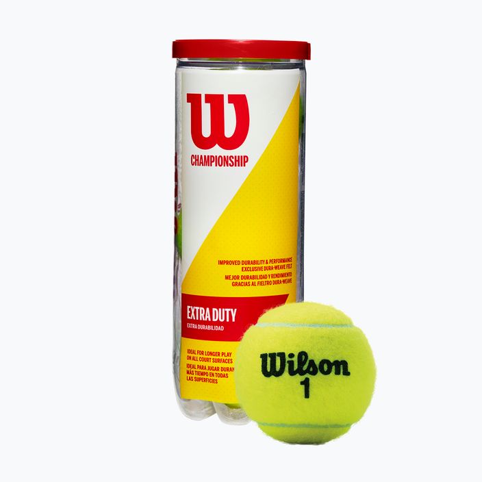 Palline da tennis Wilson Champ Xd Tball 3 pezzi giallo WRT100101
