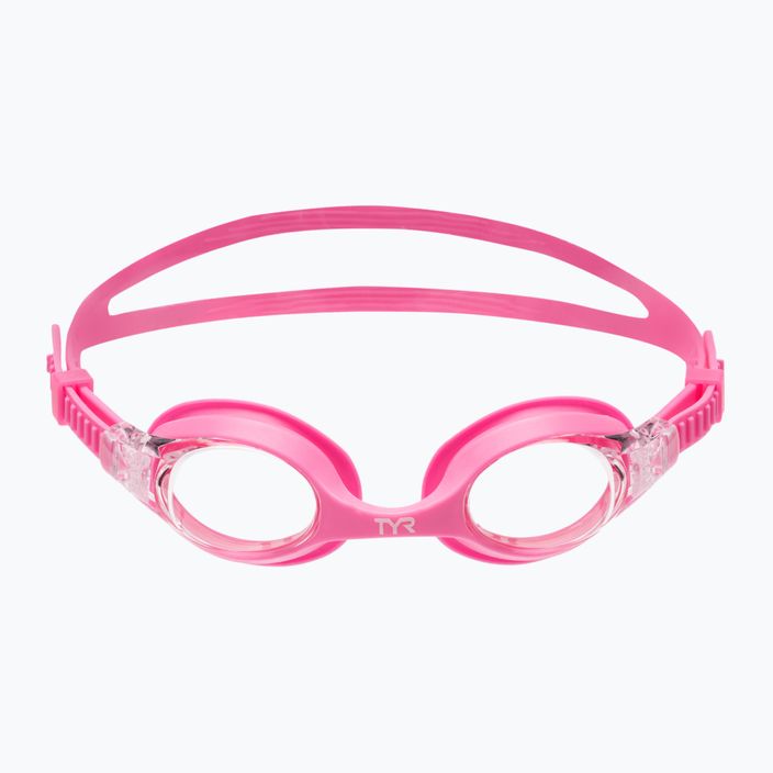 Occhialini da nuoto TYR per bambini Swimple chiaro/rosa 2