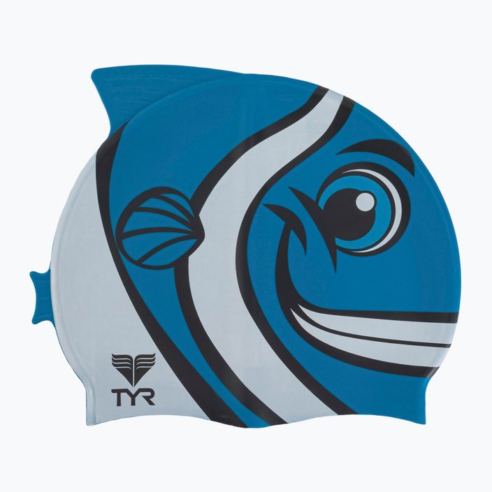 Cuffia TYR CharacTYR per bambini Happy Fish blu