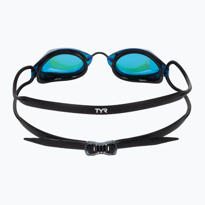 Occhiali da nuoto TYR Tracer-X Racing Mirrored blu/nero 5