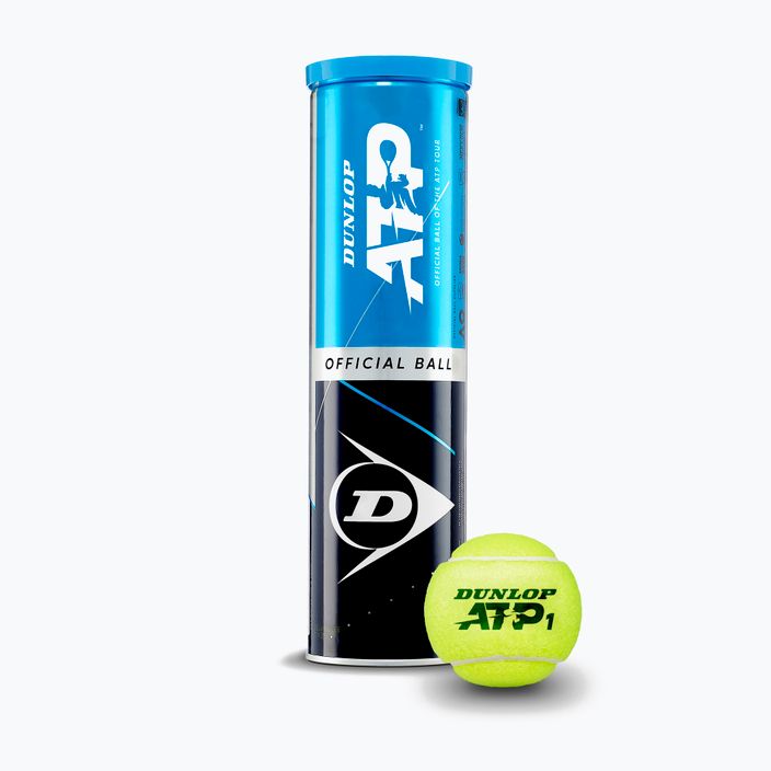 Palline da tennis Dunlop ATP 4 pezzi giallo 601314 2