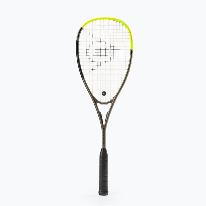 Racchetta da squash Dunlop Sq Blackstorm Graphite 5 0 grigio-giallo 773360
