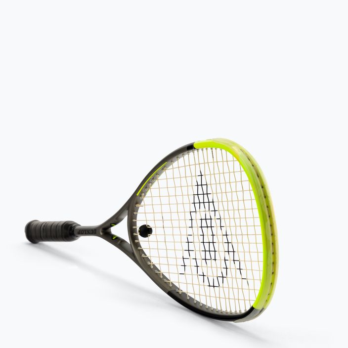 Racchetta da squash Dunlop Sq Blackstorm Graphite 5 0 grigio-giallo 773360 2