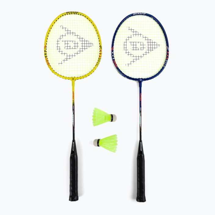 Dunlop Nitro-Star SSX 1.0 blu/giallo set da badminton 13015319