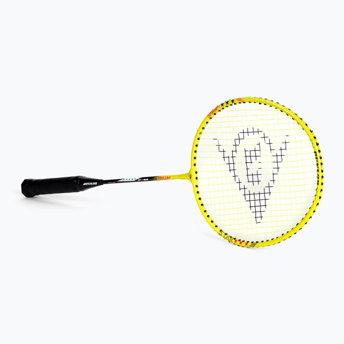 Dunlop Nitro-Star SSX 1.0 4 giocatori badminton set blu/giallo 13015340 4