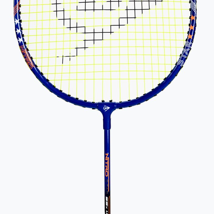 Dunlop Nitro-Star SSX 1.0 4 giocatori badminton set blu/giallo 13015340 6