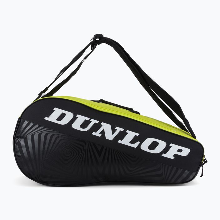 Dunlop D Tac Sx-Club 6Rkt borsa da tennis nera e gialla 10325362