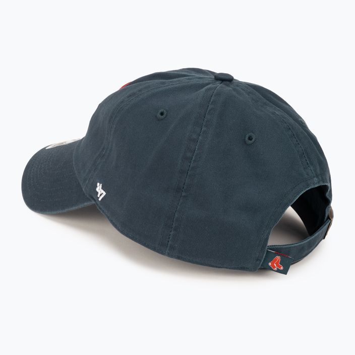 47 Brand MLB Boston Red Sox CLEAN UP berretto da baseball navy 3