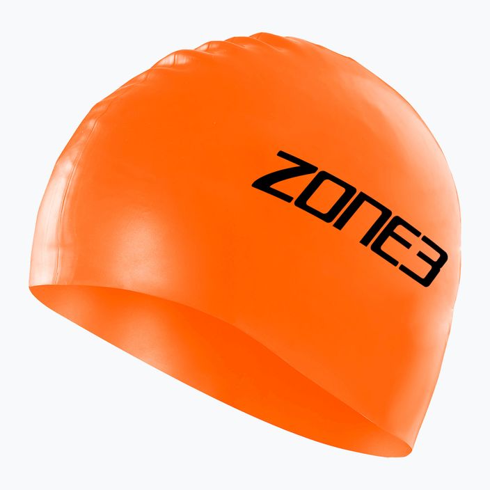 ZONE3 SA18SCAP cuffia da bagno arancione ad alta visibilità 2