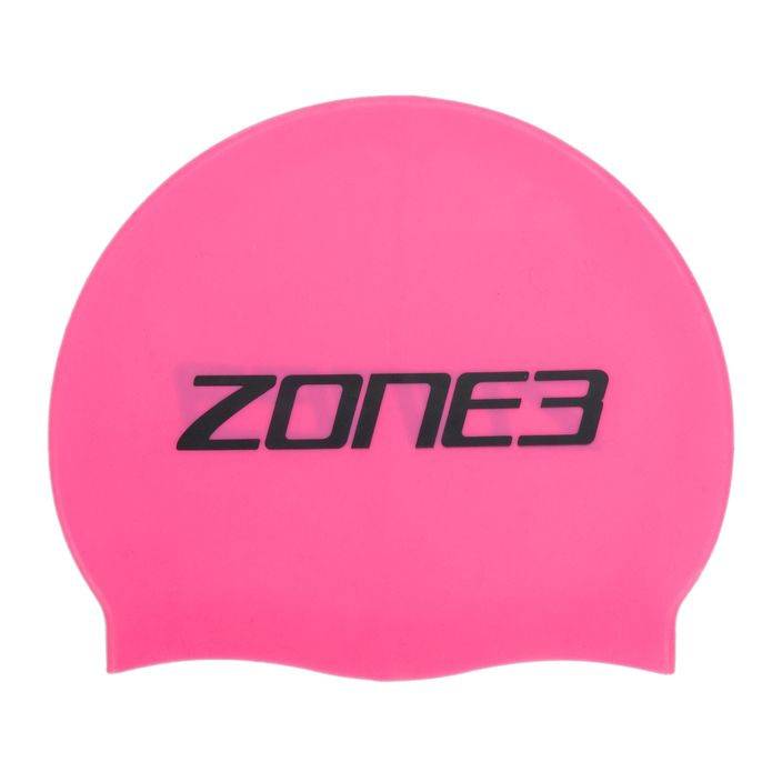 ZONE3 SA18SCAP berretto da bagno rosa ad alta visibilità 2