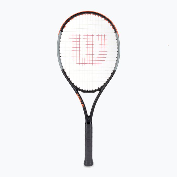 Racchetta da tennis Wilson Burn 100 V4.0 nero e arancione WR044710U