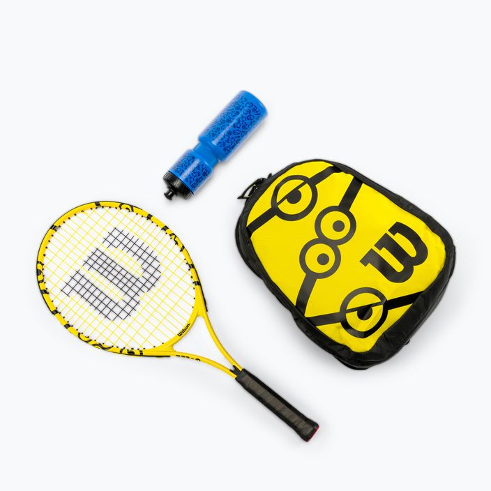 Set da tennis per bambini Wilson Minions 25 l giallo e nero WR064310F 7
