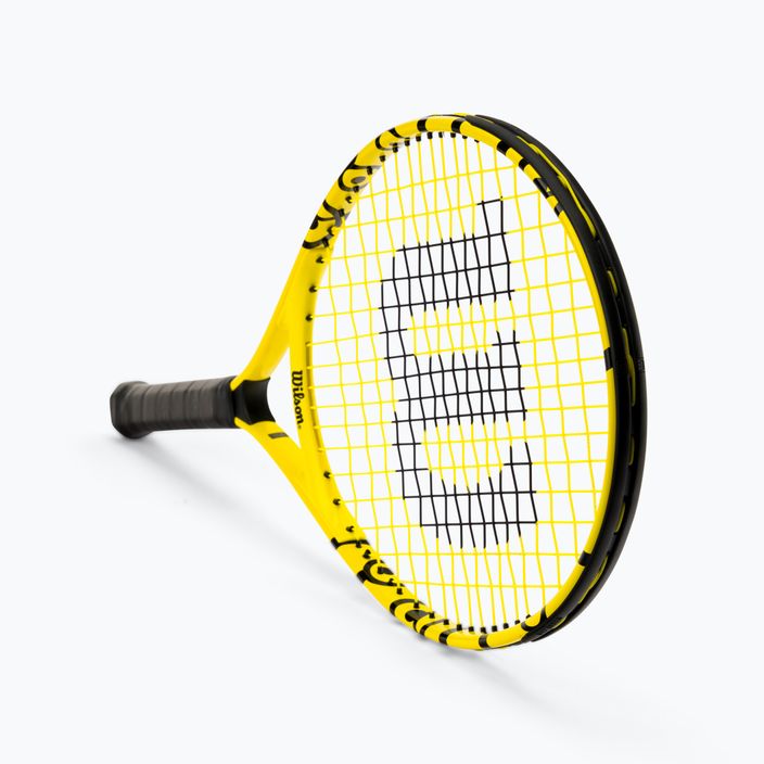 Racchetta da tennis per bambini Wilson Minions Jr 23 giallo/nero WR069110H+ 2