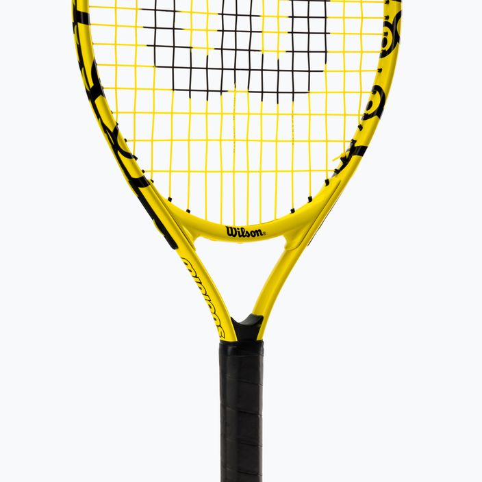 Racchetta da tennis per bambini Wilson Minions Jr 23 giallo/nero WR069110H+ 5