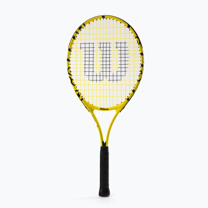Racchetta da tennis per bambini Wilson Minions Jr 25 giallo WR069210H+