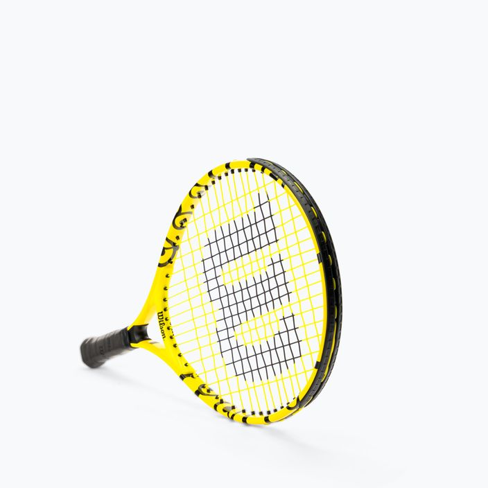 Racchetta da tennis Wilson Minions Jr 19 per bambini giallo e nero WR068910H+ 2