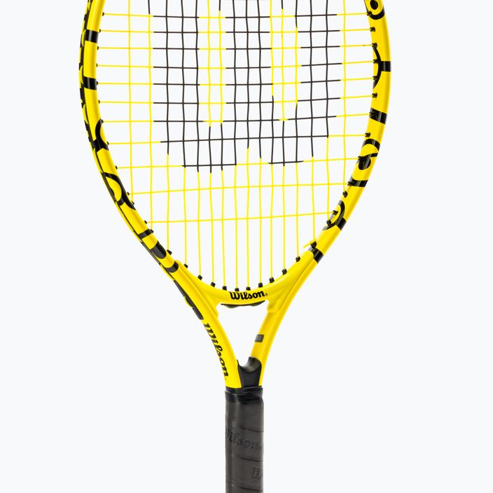 Racchetta da tennis Wilson Minions Jr 19 per bambini giallo e nero WR068910H+ 5