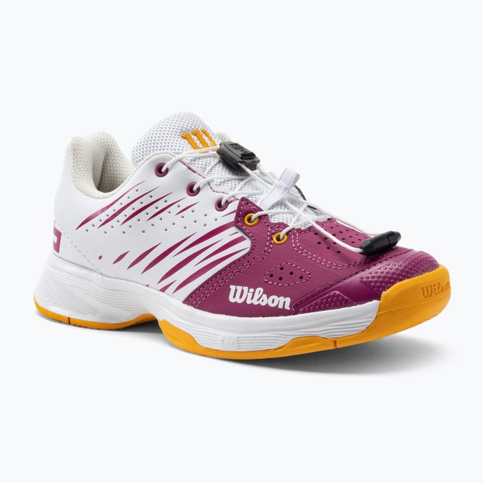 Wilson Kaos 2.0 Jr scarpe da tennis per bambini bianco e rosa WRS329090