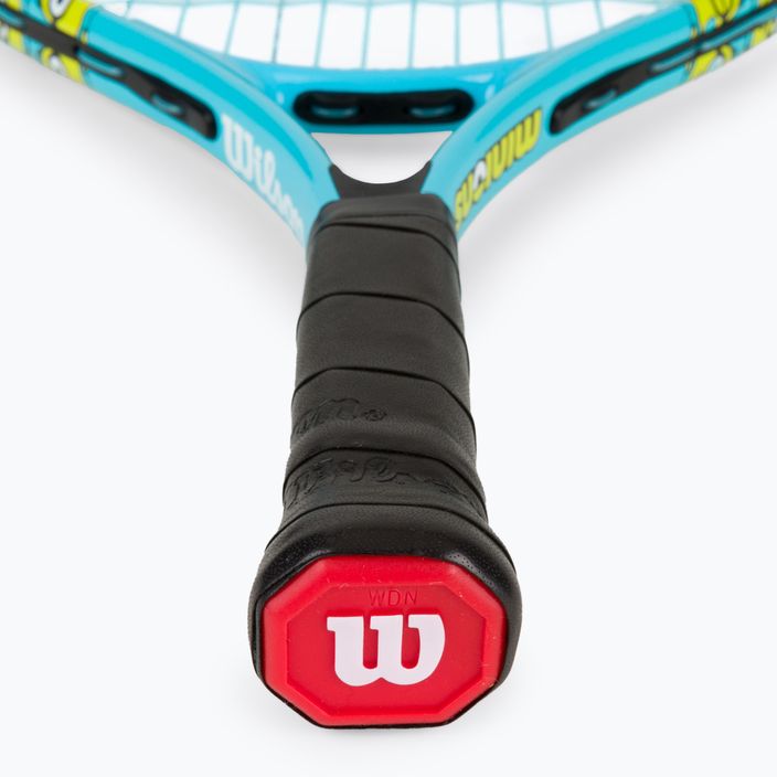 Racchetta da tennis Wilson Minions 2.0 Jr 19 per bambini blu/giallo WR097010H 5