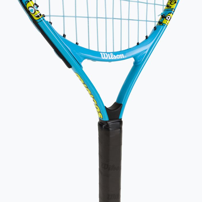 Racchetta da tennis per bambini Wilson Minions 2.0 Jr 23 blu/giallo WR097210H 4