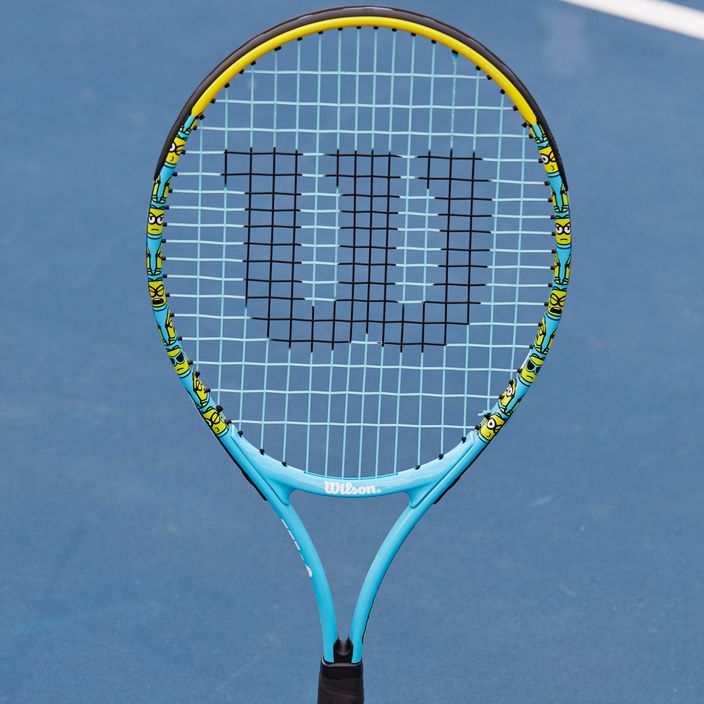 Racchetta da tennis per bambini Wilson Minions 2.0 Jr 23 blu/giallo WR097210H 7