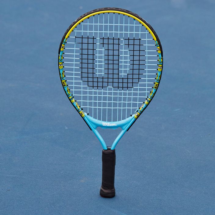 Racchetta da tennis per bambini Wilson Minions 2.0 Jr 21 blu/giallo WR097110H 9