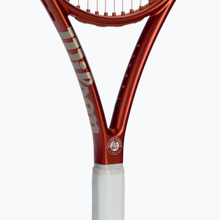Racchetta da tennis Wilson Roland Garros Team 102 rosso e bianco WR085810U 5